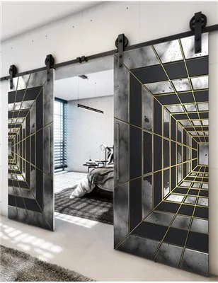 Holzschiebetür Barn-Line - Holz-Mix Model 3034