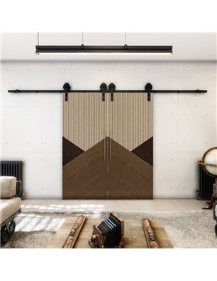 Holzschiebetür Barn-Line - Holz-Mix  Model 3044-2