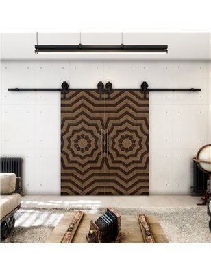 Holzschiebetür Barn-Line - Holz-Mix  Model 3049-2