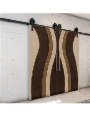 Holzschiebetür Barn-Line - Holz-Mix  Model 3064-3