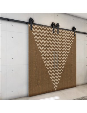 Holzschiebetür Barn-Line - Holz-Mix  Model 3078-3