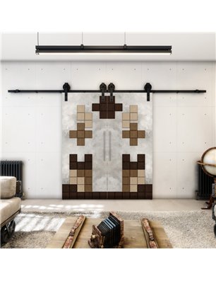 Holzschiebetür Barn-Line - Holz-Mix  Model 3081-2