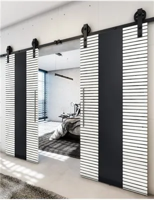 Holzschiebetür Barn-Line - Hell - Dunkel-Mix Model 3013