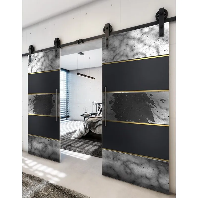 Holzschiebetür Barn-Line - Hell - Dunkel-Mix Model 3031