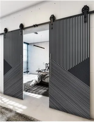 Holzschiebetür Barn-Line - Hell - Dunkel-Mix Model 3044