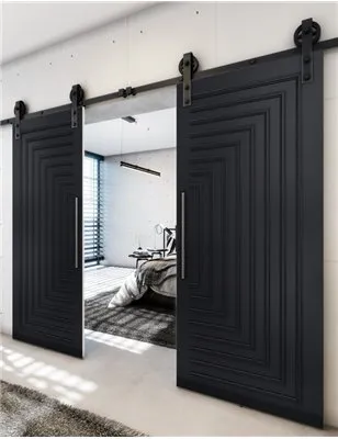 Holzschiebetür Barn-Line - Schwarz Model 3001