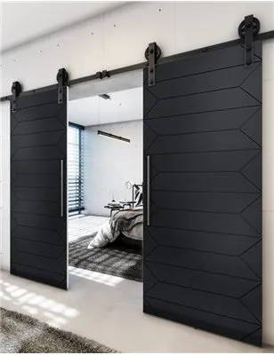 Holzschiebetür Barn-Line - Schwarz Model 3008