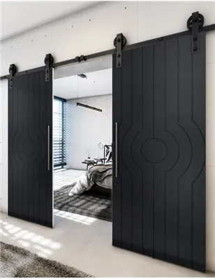 Holzschiebetür Barn-Line - Schwarz Model 3055