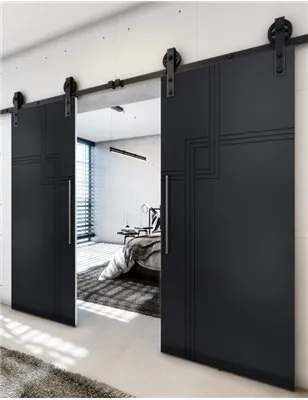 Holzschiebetür Barn-Line - Schwarz Model 3059