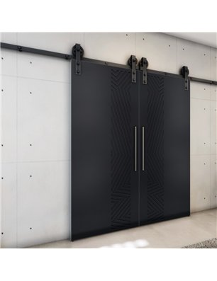 Holzschiebetür Barn-Line - Schwarz  Model 3070-3