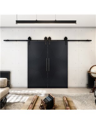 Holzschiebetür Barn-Line - Schwarz  Model 3084-2
