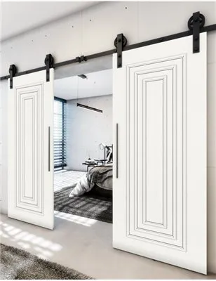 Holzschiebetür Barn-Line - Weiss Model 3002