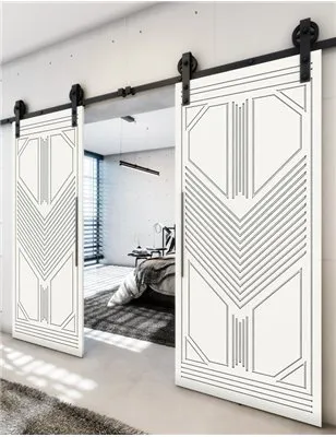 Holzschiebetür Barn-Line - Weiss Model 3048