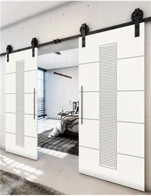 Holzschiebetür Barn-Line - Weiss Model 3067