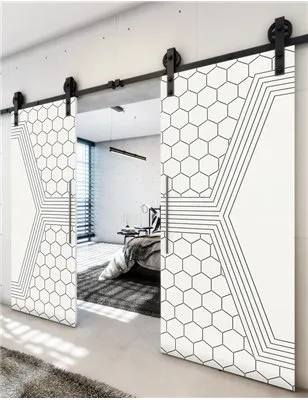 Holzschiebetür Barn-Line - Weiss Model 3080