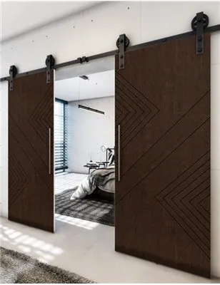 Holzschiebetür Barn-Line - Wenge Model 3010