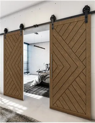 Holzschiebetür Barn-Line - Nussbaum Model 3009