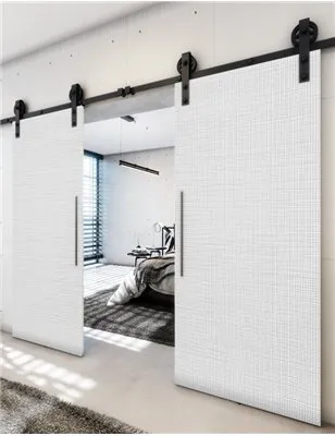 Holzschiebetür Barn-Line - Weiss 3D Model 3004