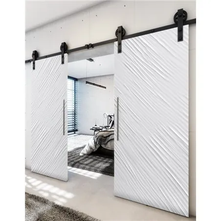 Holzschiebetür Barn-Line - Weiss 3D Model 3042