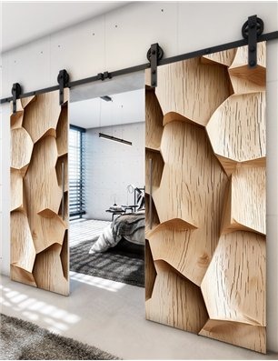 Holzschiebetür Barn-Line - Holzkunst  Model 3002