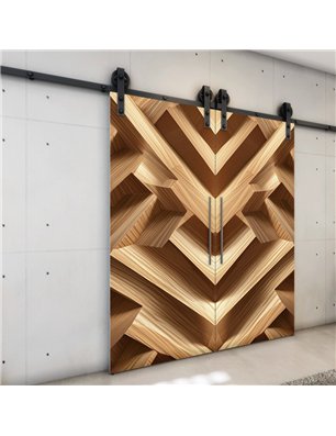 Holzschiebetür Barn-Line - Holzkunst  Model 3025-3