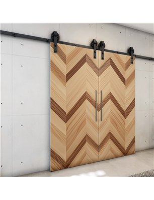 Holzschiebetür Barn-Line - Holzkunst  Model 3074-3