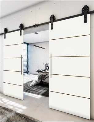 Holzschiebetür Barn-Line - Design-Linien  Model 3003