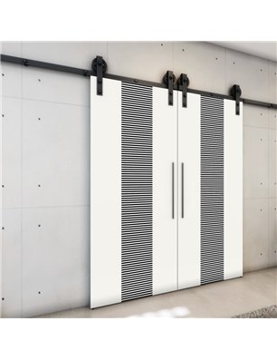 Holzschiebetür Barn-Line - Design-Linien  Model 3025-3