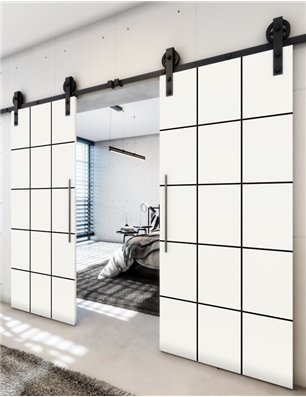 Holzschiebetür Barn-Line - Design-Linien  Model 3080
