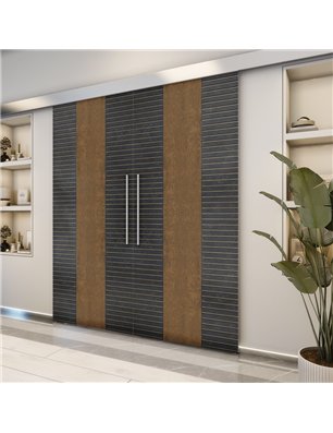 Holzschiebetür Eco-Line - Holz-Mix  Model 3013-2