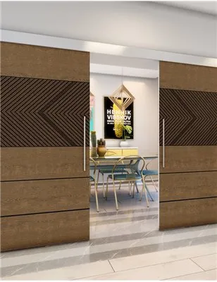 Holzschiebetür Eco-Line - Holz-Mix Model 3020