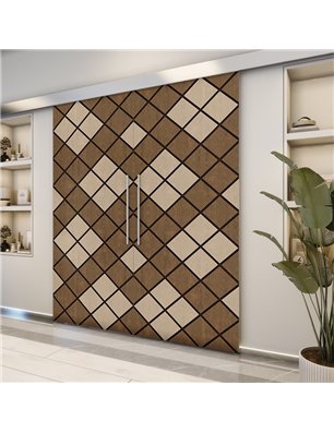 Holzschiebetür Eco-Line - Holz-Mix  Model 3025-2