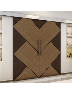 Holzschiebetür Eco-Line - Holz-Mix  Model 3026-3