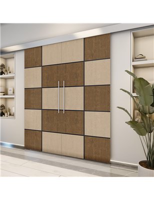 Holzschiebetür Eco-Line - Holz-Mix  Model 3029-2