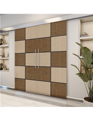 Holzschiebetür Eco-Line - Holz-Mix  Model 3029-2
