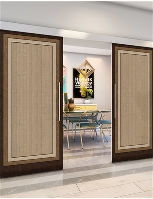 Holzschiebetür Eco-Line - Holz-Mix  Model 3041