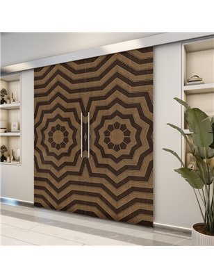 Holzschiebetür Eco-Line - Holz-Mix  Model 3049-2