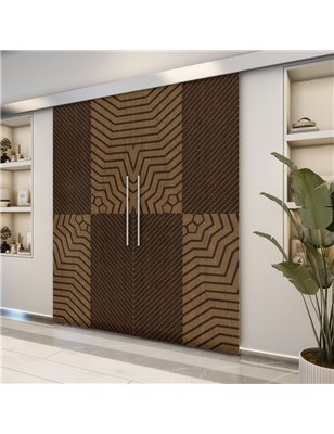 Holzschiebetür Eco-Line - Holz-Mix  Model 3050-2
