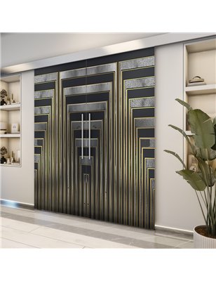 Holzschiebetür Eco-Line - Holz-Mix  Model 3052-2