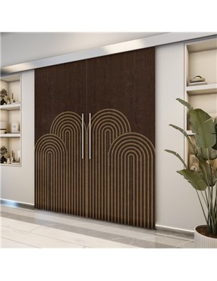 Holzschiebetür Eco-Line - Holz-Mix  Model 3057-2