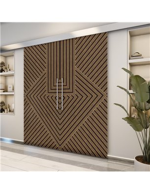 Holzschiebetür Eco-Line - Holz-Mix  Model 3058-2