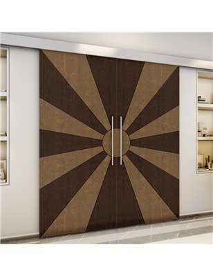 Holzschiebetür Eco-Line - Holz-Mix  Model 3074-3