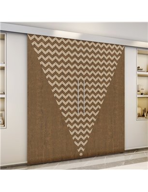 Holzschiebetür Eco-Line - Holz-Mix  Model 3078-3