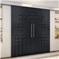 Holzschiebetür Eco-Line - Schwarz Model 3081 Holzschiebetür Eco-Line - Schwarz Model 3081