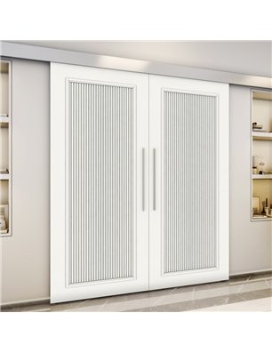 Holzschiebetür Eco-Line - Weiss  Model 3005-3