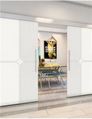 Holzschiebetür Eco-Line - Weiss Model 3017