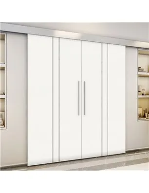 Holzschiebetür Eco-Line - Weiss Model 3030-3