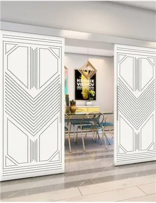 Holzschiebetür Eco-Line - Weiss Model 3048