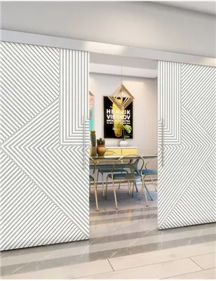 Holzschiebetür Eco-Line - Weiss Model 3058