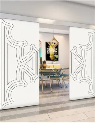 Holzschiebetür Eco-Line - Weiss Model 3086